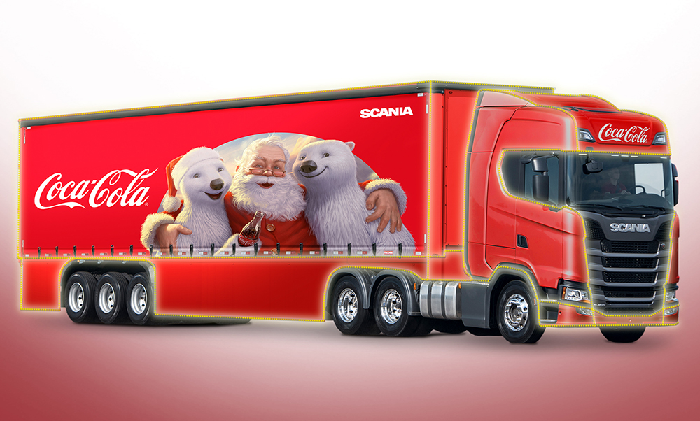 Caravana Coca-Cola viaja de Scania pelo Brasil - MTED